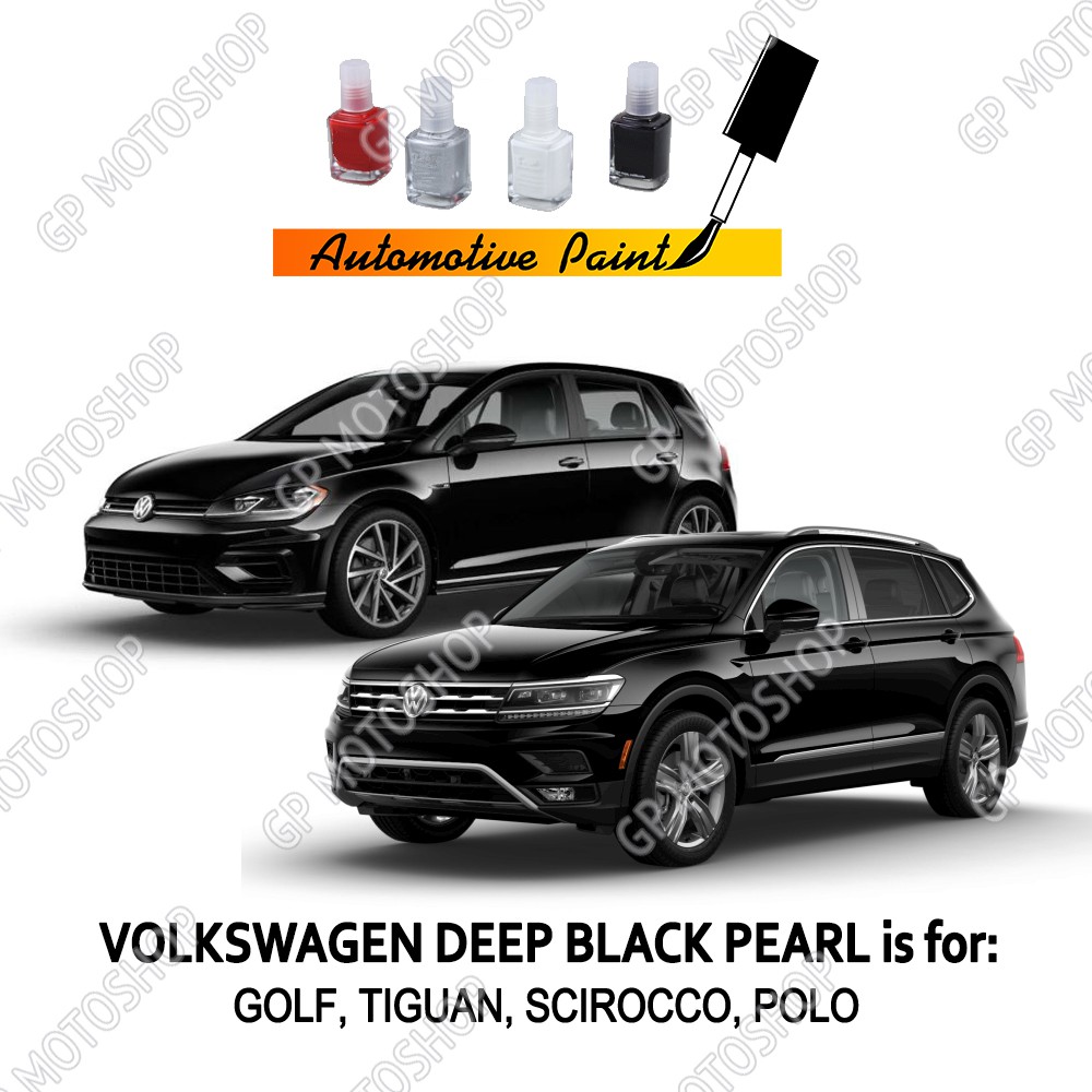 VOLKSWAGEN VW DEEP BLACK PEARL CAT OLES PENGHILANG BARET MOBIL LECET HITAM METALIK TIGUAN GOLF POLO