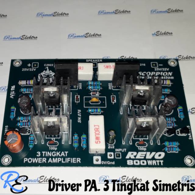 Driver PA. 3 Tingkat 800 Watt