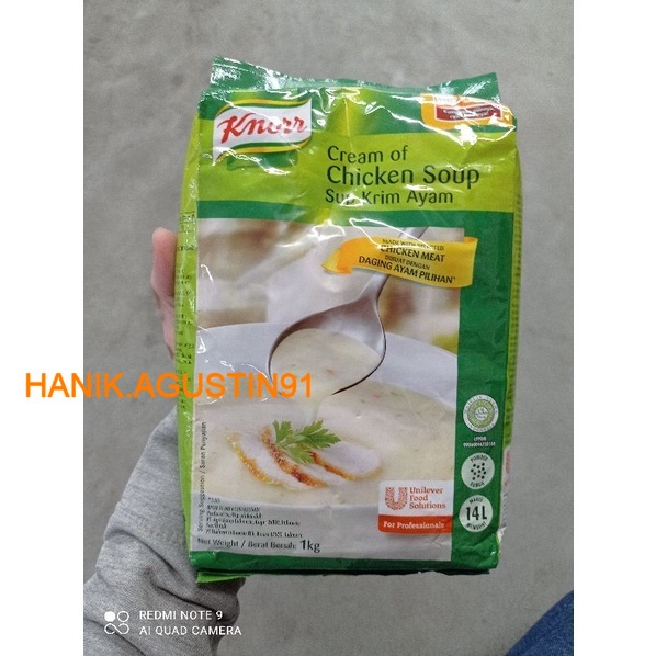 

Knorr Cream of Chicken Soup /Sup Krim Ayam 1 kg /Zupa sup