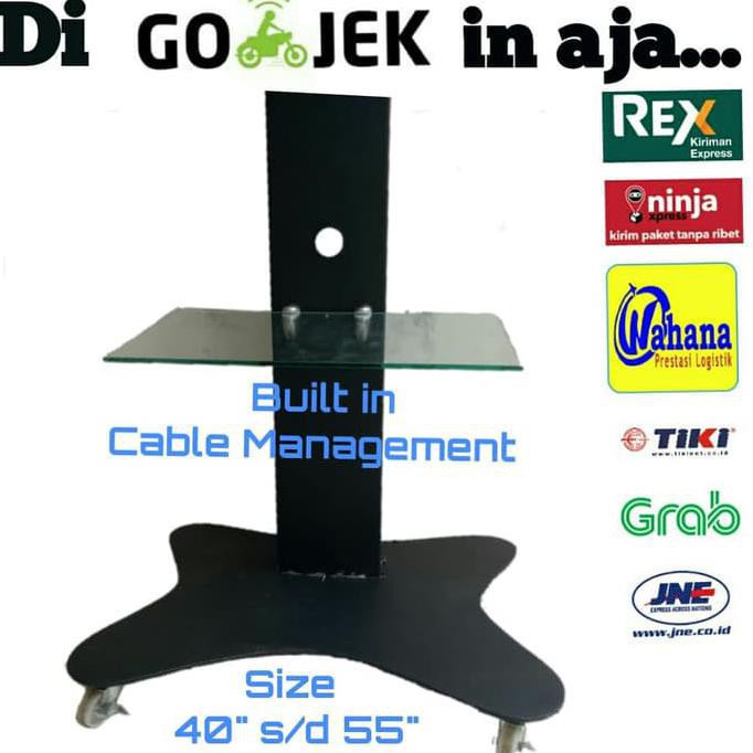 Promo Standing Bracket Tv 1 Tiang 43
