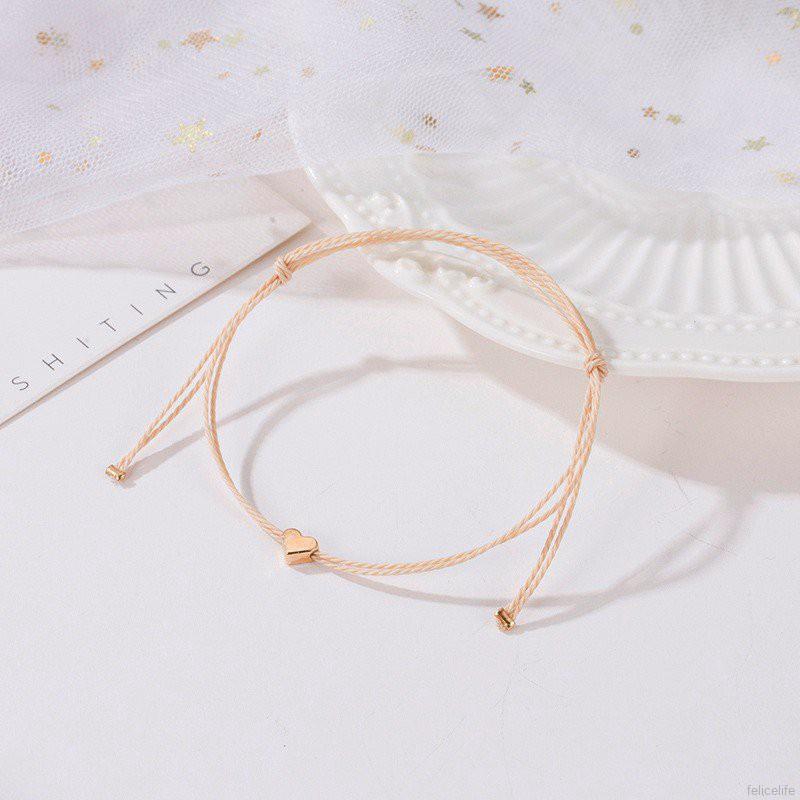 ✨felicelife✨Delicate cord heart bracelet