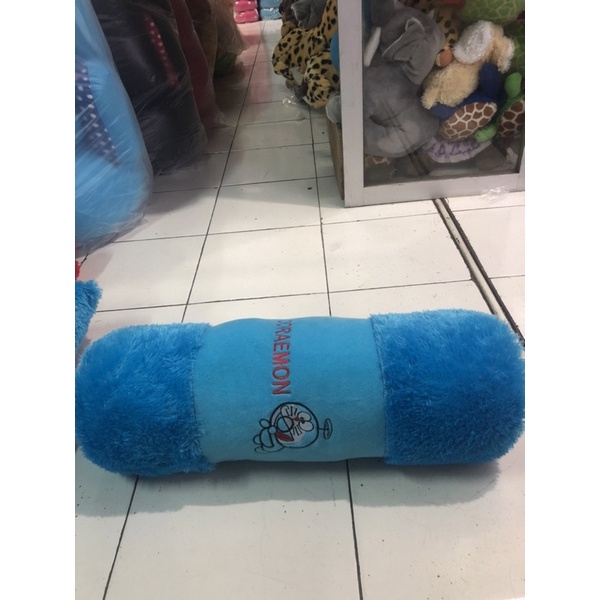 Bantal Karakter Doraemon Bantal Bulu Lasfur Ukuran Standar Dewasa Label SNI