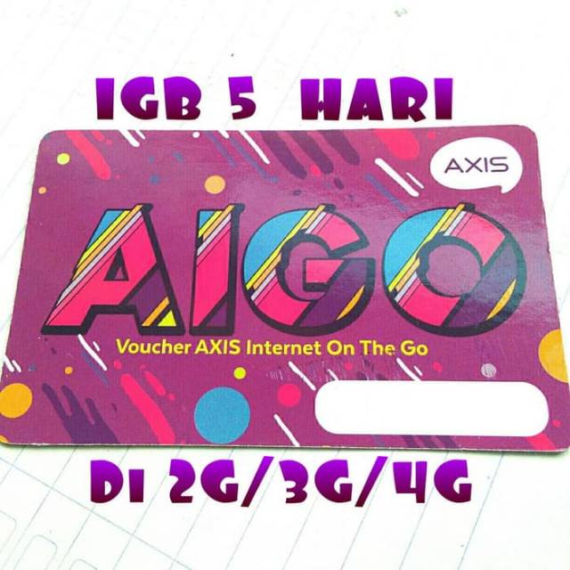 vocher axis 1gb masa aktif 5hari