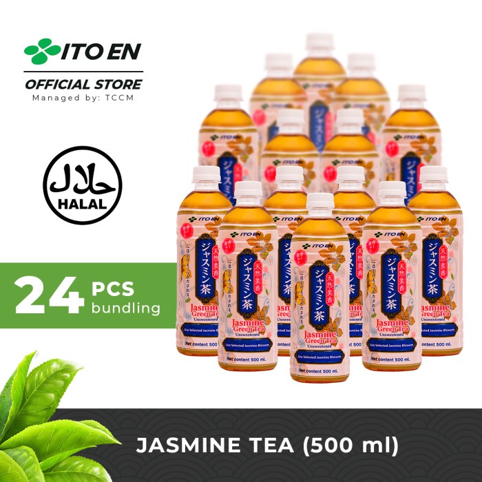 

Ito En Jasmine Tea Unsweetened Teh Melati Jepang 500Ml - 24 Pcs