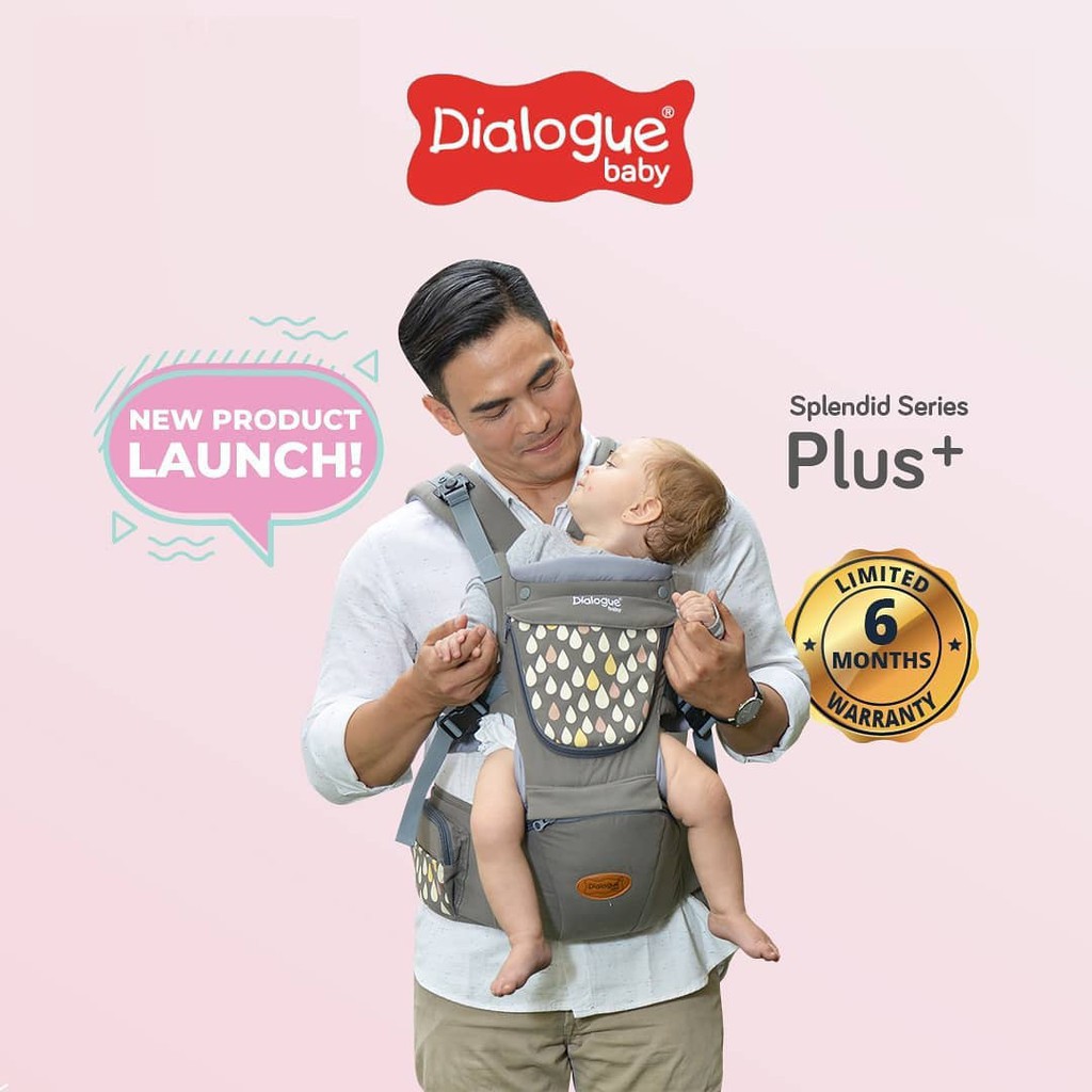 Makassar - Dialogue Baby Gendongan Hipseat Carrier 9 in 1 Splendid Series DGG1026 | Gendongan Bayi