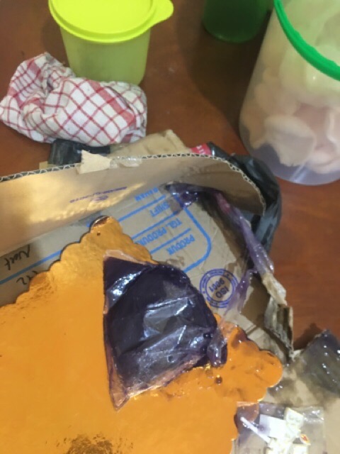 Alas Kue Emas Bulat & Petak 25x25cm