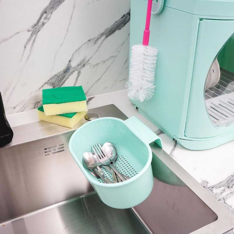 Rak Peniris Peralatan Makan 2 in 1