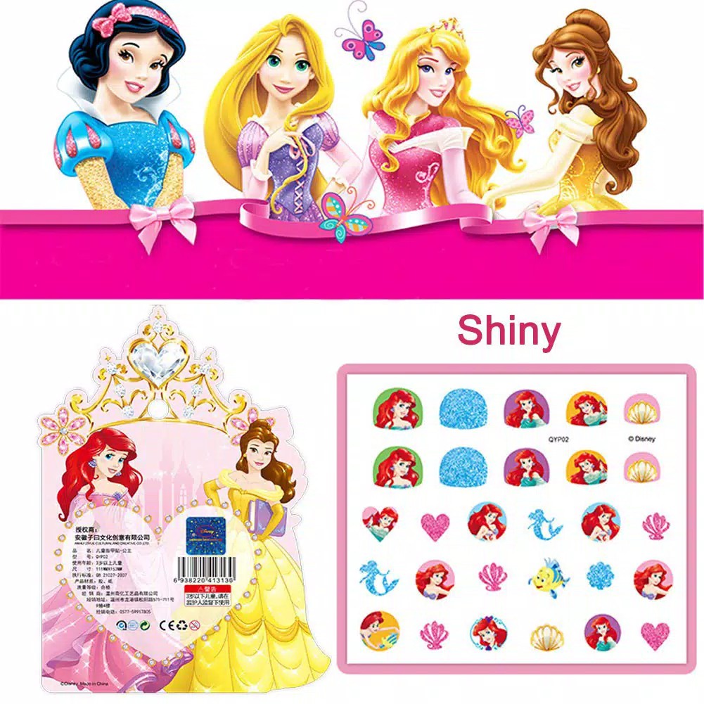 LRC Nail Art 3D Sticker Kuku Anak Princess series SK4400