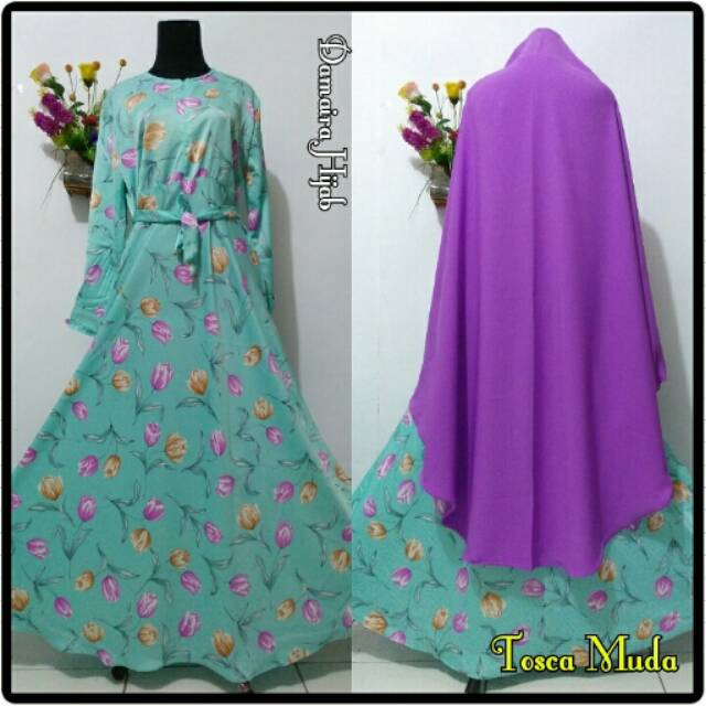 Gamis set maxmara jilbab wolfis non pet