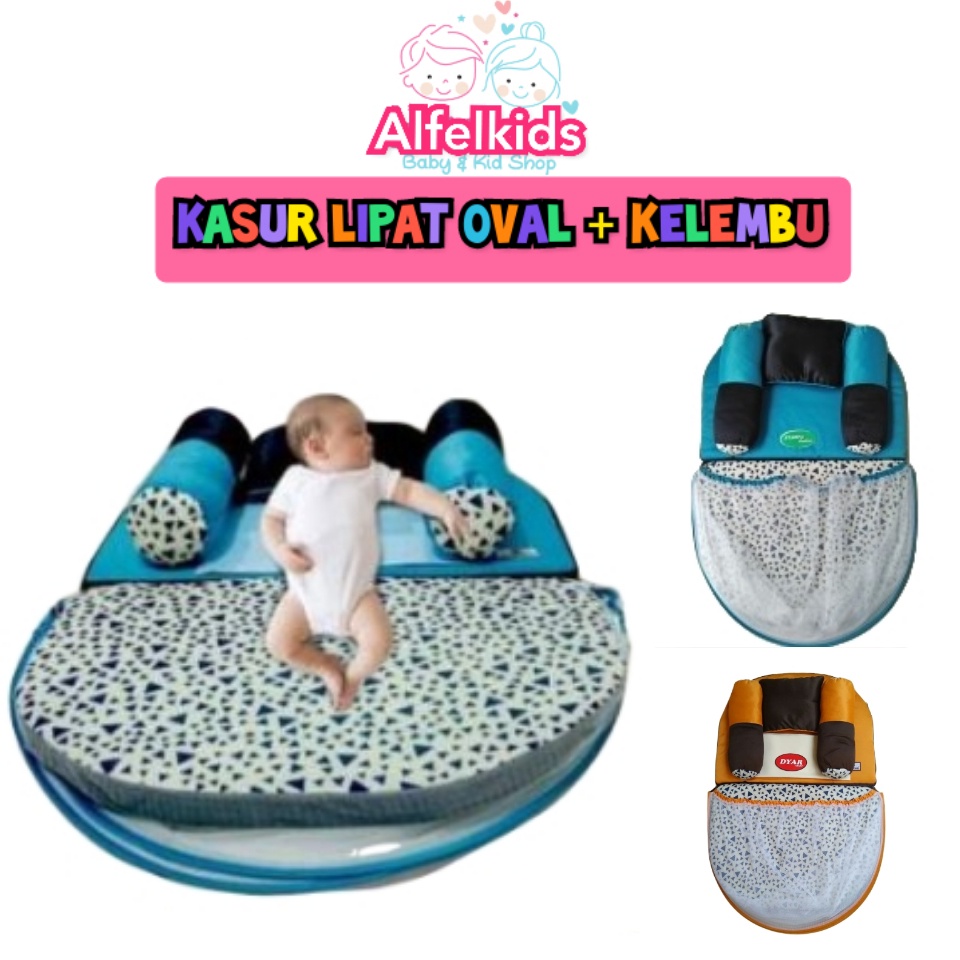 KASUR LIPAT KELAMBU/MATRAS LIPAT KELAMBU/TEMPAT TIDUR BAYI