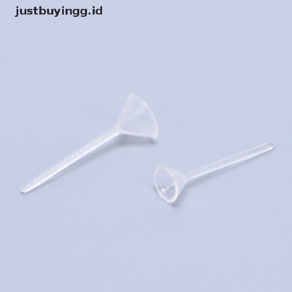 500pcs / Lot Pin Pad Kosong Bahan Plastik Untuk Membuat Perhiasan Anting Stud