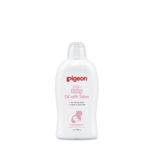 Pigeon Baby Oil With Telon 115ml Minyak Telon Bayi Cocok Untuk Kulit Normal Dan Sensitif