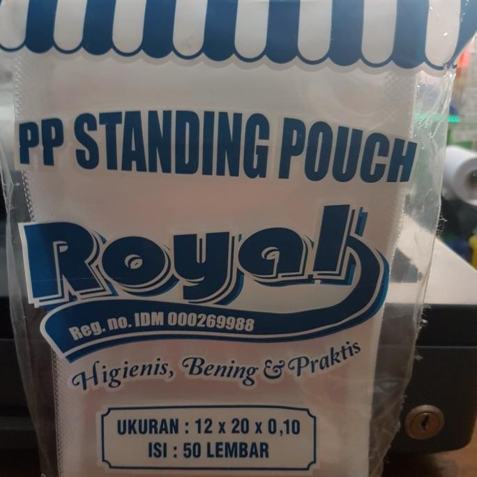 PLASTIK STANDING POUCH 12X20