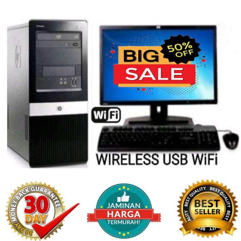 SET PC BUILD UP+WIRELESS USB WIFI