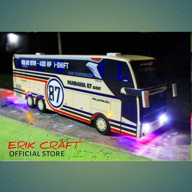 MINIATUR BUS PANDAWA 87 DOUBLE DECKER