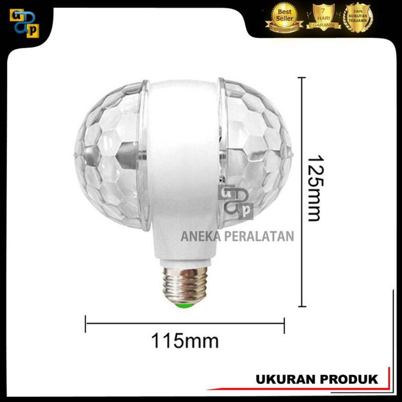 Lampu Disco Putar 2 Sisi 2 in 1 Mitsuyama Ms-364 // LAMPU DISCO MS-364 - BISA BAYAR