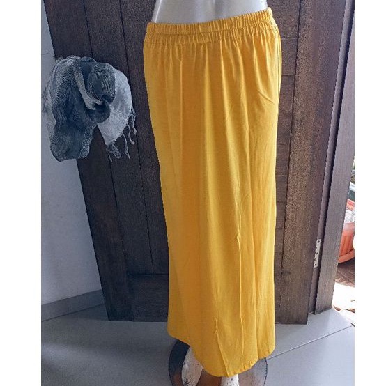 Rok panjang wanita bahan spandek