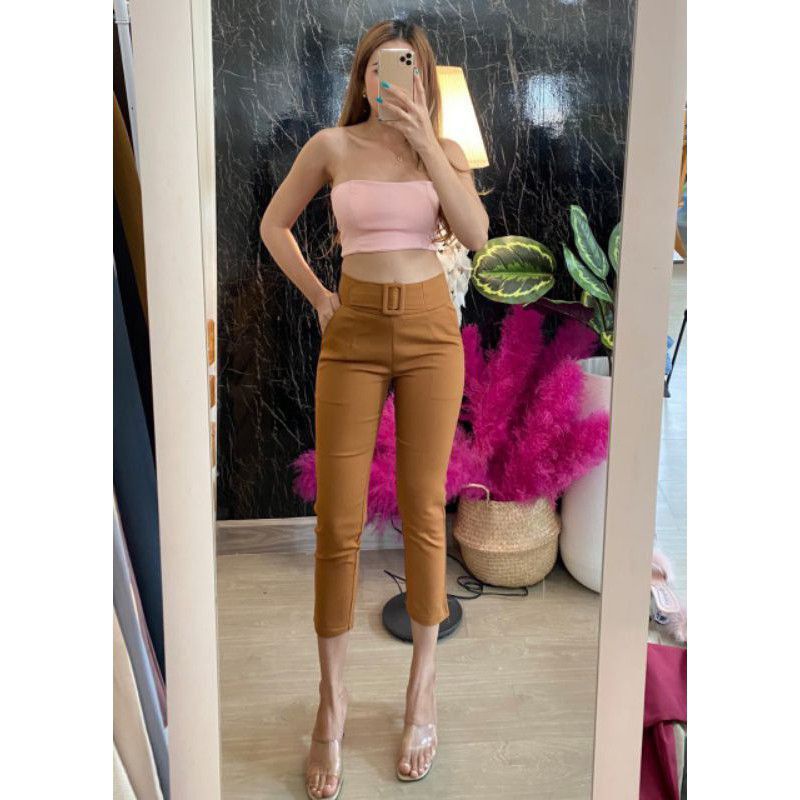 Ready HW Chokdee pants Belt 7/8 Wanita fashion termurah import bangkok