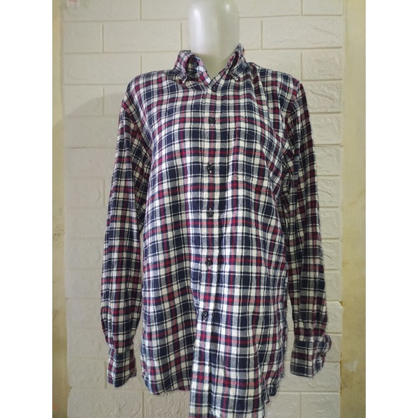 Kemeja Flanel Uniqlo (PL)
