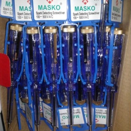 Masko Test Pen Kuningan 635 / Test pen Masko 635 Kuningan / Test Pen / Obeng Listrik