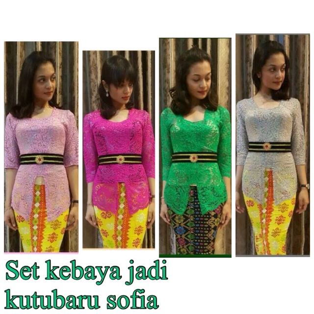 Set kebaya jadi kutubaru sofia