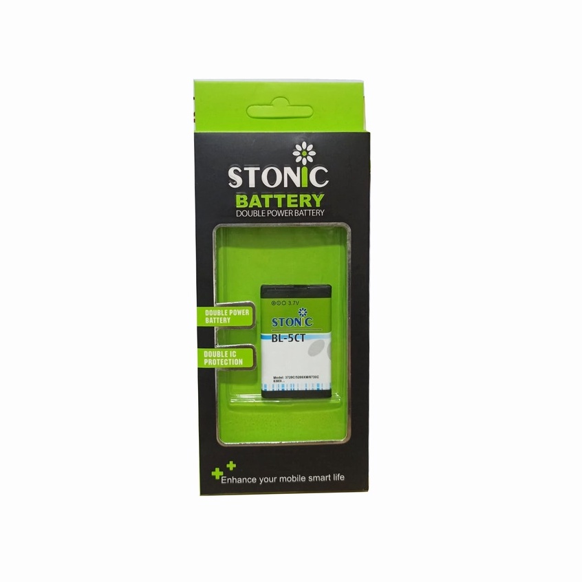 Baterai BL-5CT Batre Nokia C3-01 C5 C5-00 C6 C5-01 C6-01 3720 5220 6303 6730 Battery Stonic Double Power