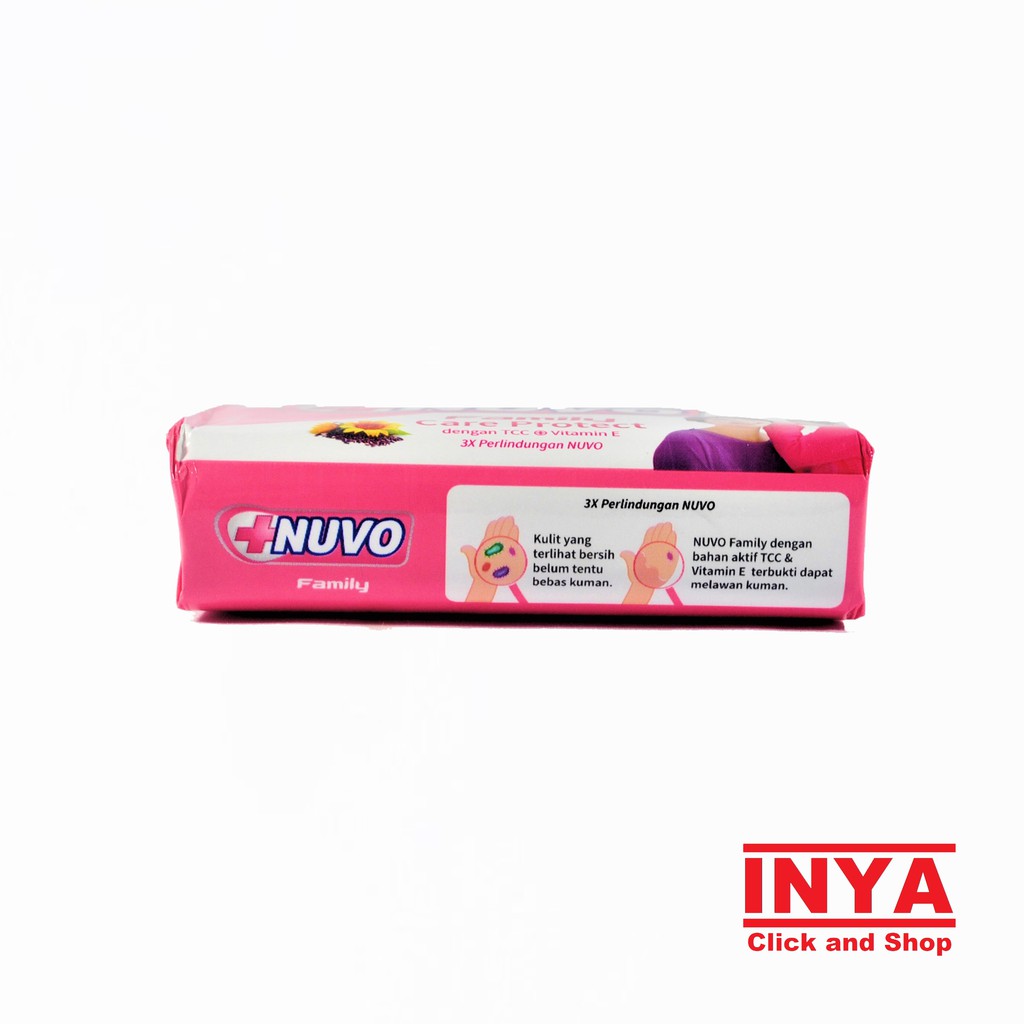 NUVO FAMILY CARE PROTECT ANTIBACTERIAL SOAP 76gr - Sabun Batang