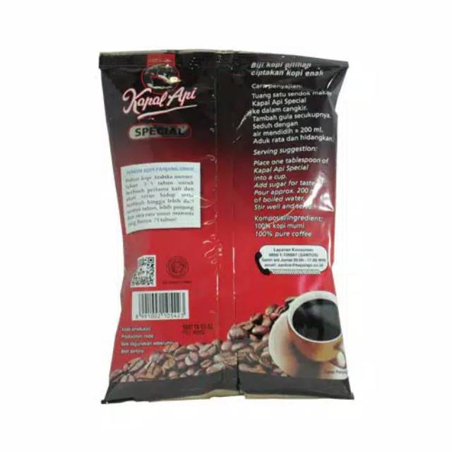 

RB22 Tanpa Gula Kapal Api Kopi Spesial 150gr