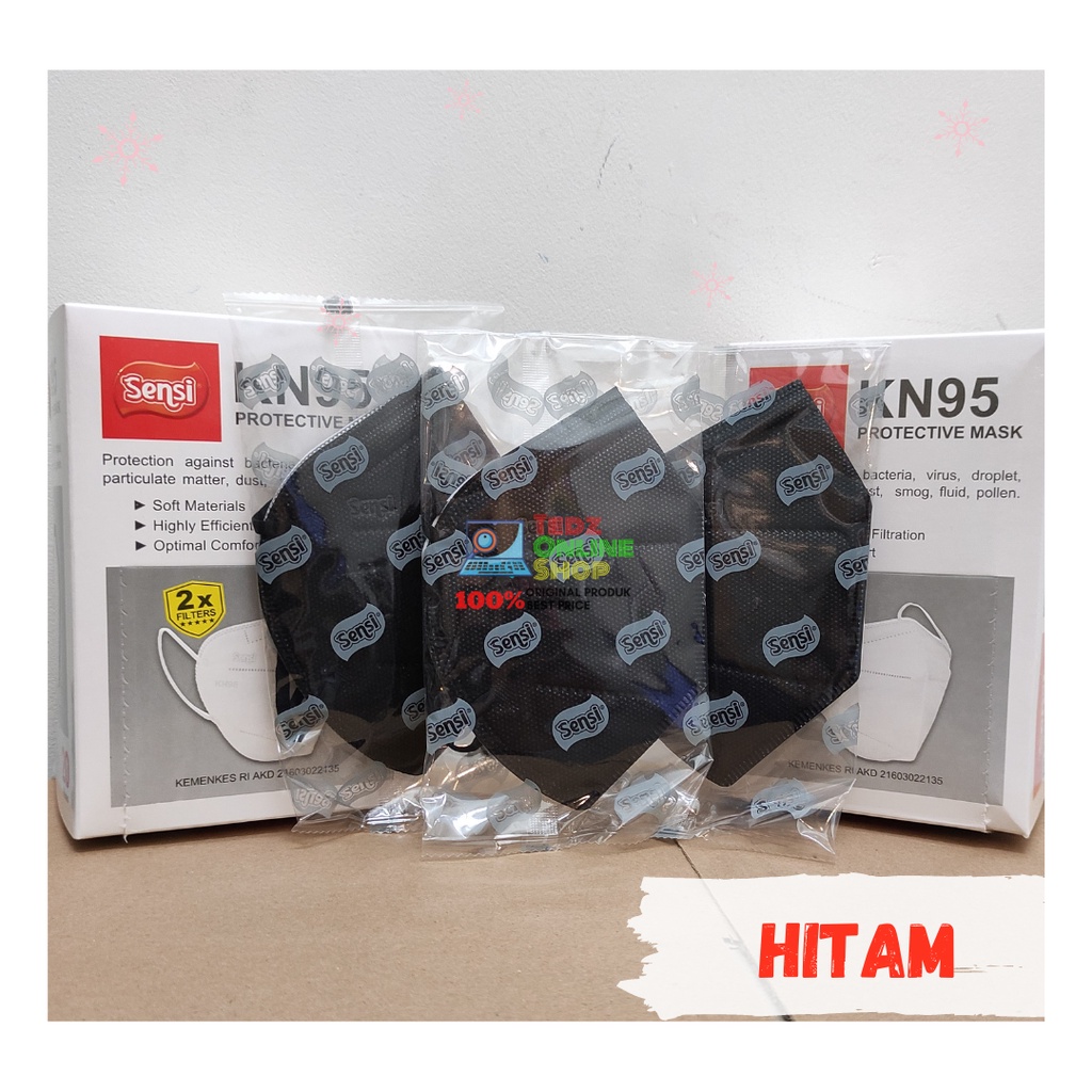 Masker KN95 Sensi 1 Pcs