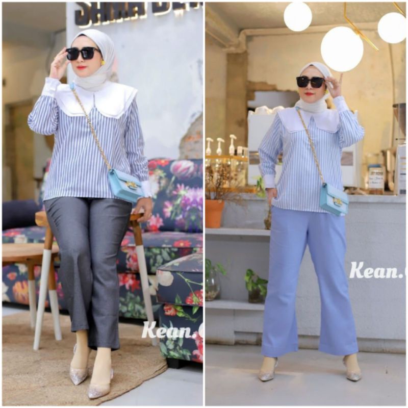 Angel Set By Kean.outfit Matt Top katun premium pants soft jeans