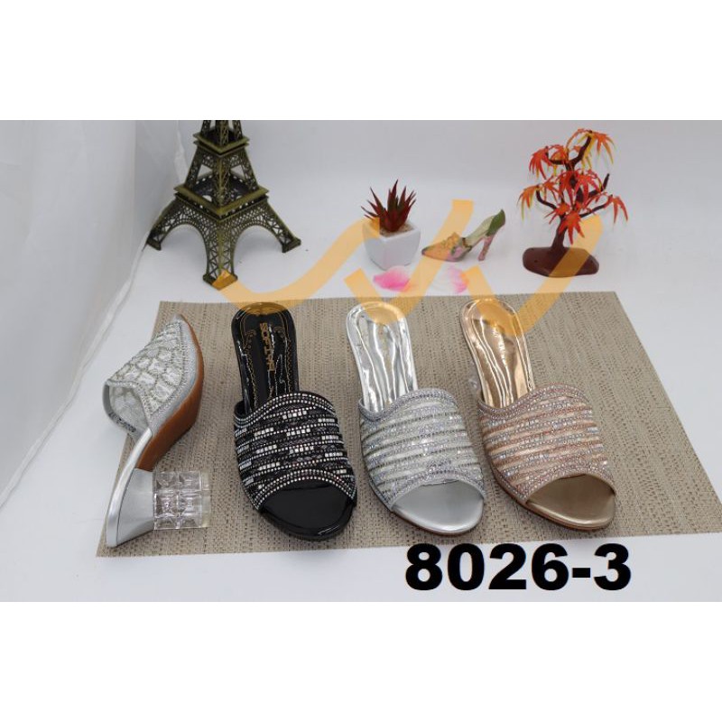 [ SANDAL IMPORT ] WANITA - SOFIYA KACA 8026 3