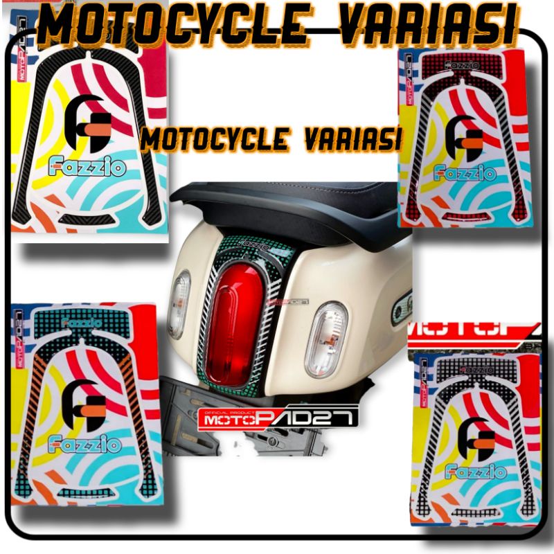 Motopad27 Sticker stiker lampu belakang Fazzio stiker fazzio premium