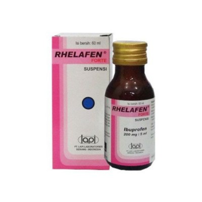 RHELAFEN FORTE &amp; Rhelafen Syrup Suspensi 60 ML - Ibuprofen Sirup - Obat Demam Sakit Kepala Sakit Gigi