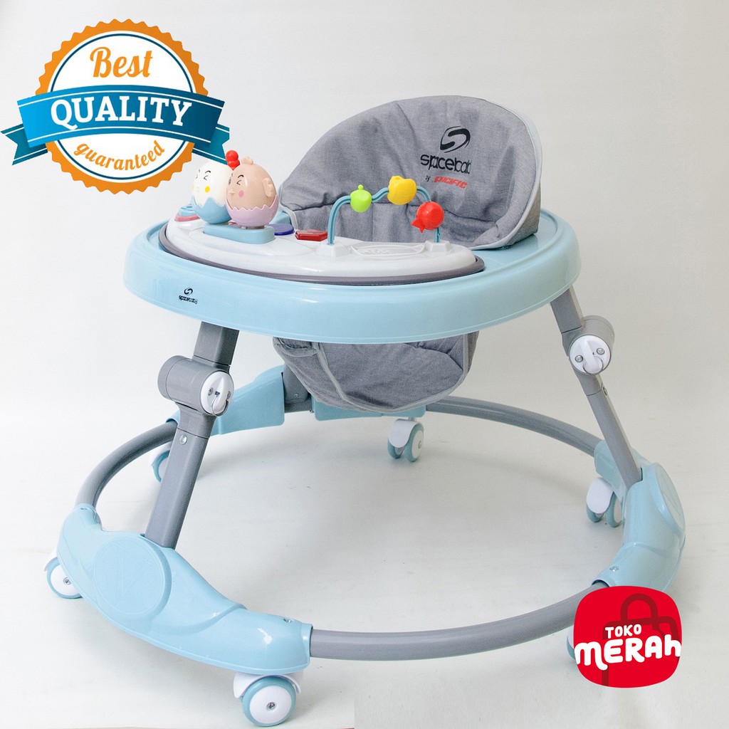 Baby Walker Wolker Roda Dorongan Bayi Belajar Jalan Anak Apolo Kereta Bayi Belajar Jalan - Spacebaby