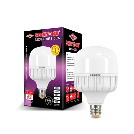 Lampu led home 1 shinyoku 30W warna putih