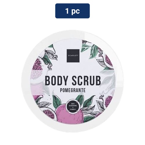 Scarlett Brightening Body Scrub Pomegrante