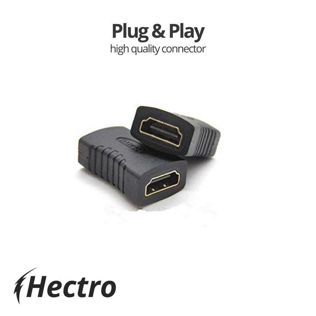 HECTRO HDMI FEMALE TO FEMALE / CONNECTOR HDMI / KONEKTOR HDMI