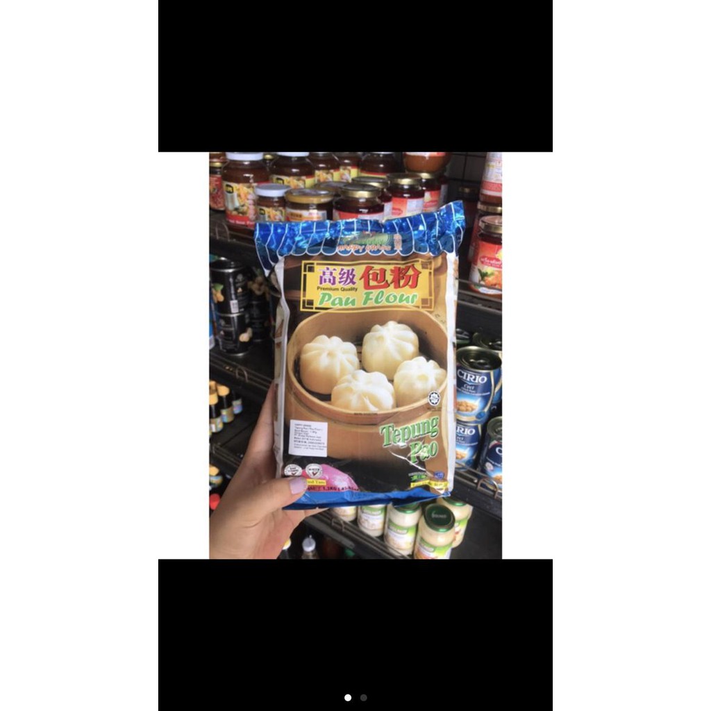 

Promo Awal tahun Tepung Pao Happy Grass / Tepung Bakpao / Pau Flour 1.3kg Big Sale