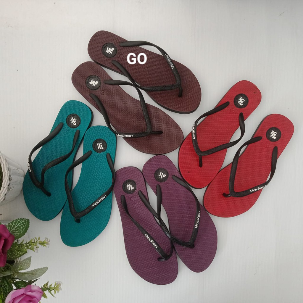 gos YOUKEN KELLY SANDAL Jepit Wanita Bahan Karet 37-40