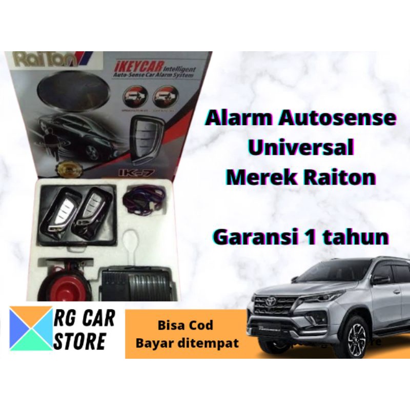 ALARM RAITON SMART-KEY SYSTEM TIPE IK-7 UNIVERSAL DIJAMIN PNP TINGGAL PASANG