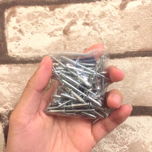 PAKU RIFET RIVET RIPET 4x12.7 BLIND RIVET ISI 50 pcs