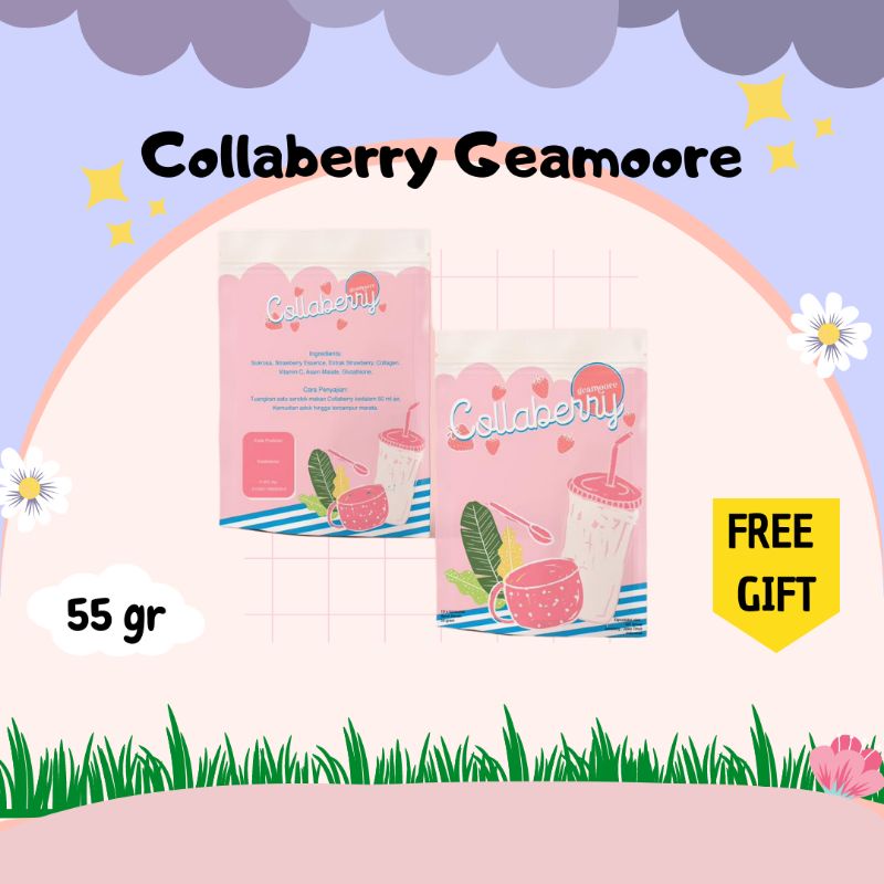 

(BPOM) COLLAGEN DRINK COLLABERRY GEAMOORE