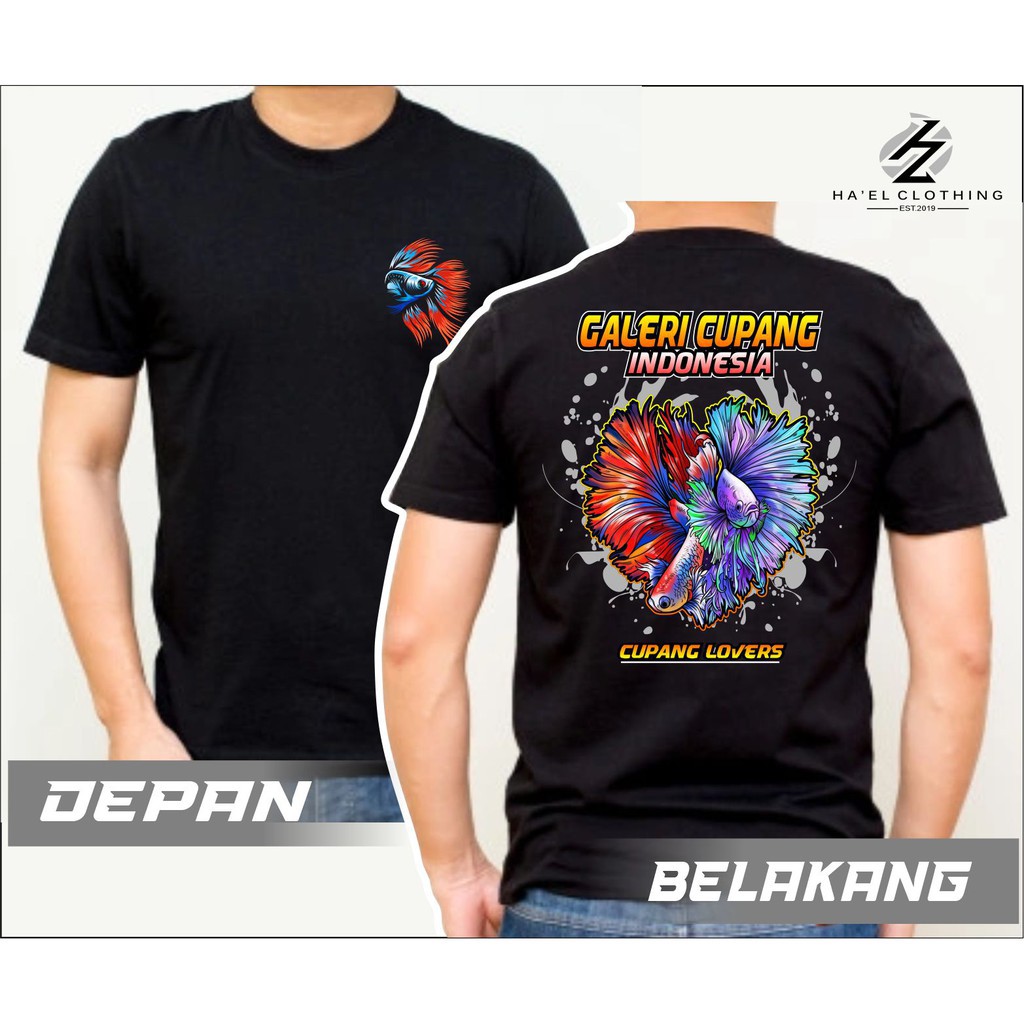 KAOS CUPANG /AQUARIUM IKAN CUPANG SIZE M L XL 2XL 3XL 4XL 5XL FULL COLOR PREMIUM DISTRO/IKAN CUPANG