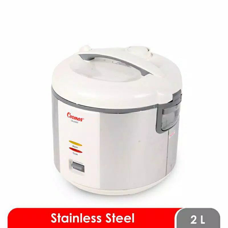 COSMOS magic com stainless steel 2L 3in1 CRJ 9303 -CRJ9303 Penanak nasi 2 Liter .