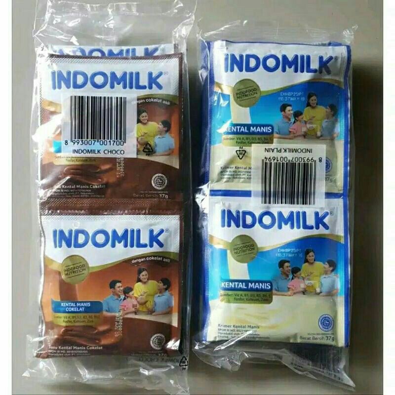 

Susu Original Creamer Kental Manis Indomilk Coklat Putih isi 6 Sachet