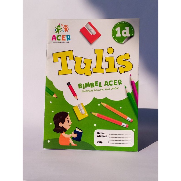 

BUKU LATIHAN TULIS ANAK PAUD & TK / TULIS 1d