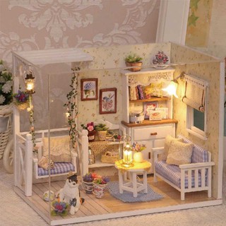 Cute Room Miniatur Rumah Boneka 3d Diy 1 24 3013 Shopee