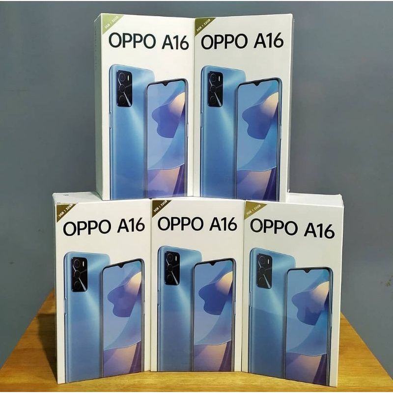 OPPO A16 RAM 4 ROM 64 4/64 GB ORIGINAL GARANSI RESMI 3 TAHUN 3/32 6/128 RENO A95 A74 A54 A53