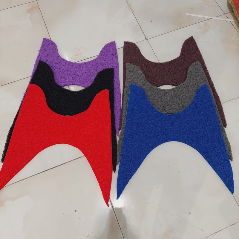 karpet motor yamaha freego/pijakan kaki yamaha freego bahan karpet mie pvc