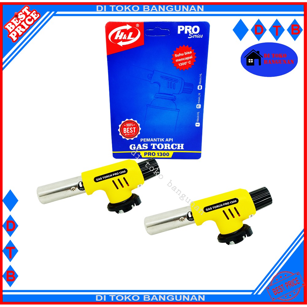 Pemantik Api Gas Torch H&amp;L Pro Series
